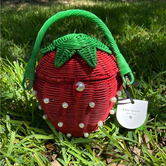 kate spade Handbags - Kate Spade Strawberry Bag includes Kate Spade Strawberry Hair Claw Clip